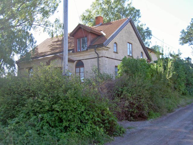 Huset Brjefrid till Salu. Bild frn vgen.